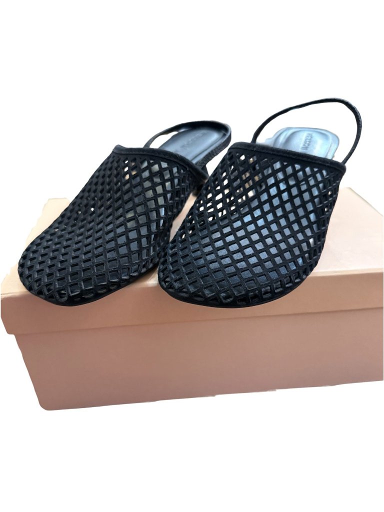 Nelson Made Aya Mule Black Leather Euc $349 Sz 37 — image 5 of 6